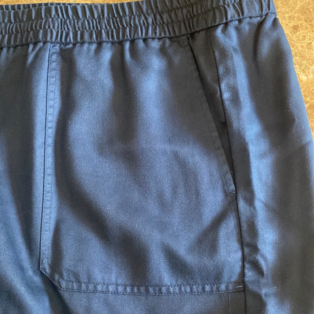 Lauren Ralph Lauren, Sz 20W, Dark Navy Blue Elastic Waste w/ tie wrap, 4-pockets - Picture 16 of 16